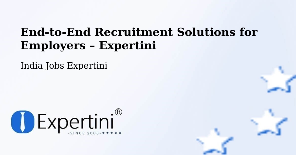 Recruitment Solutions for Employers – Pushkar - Pushkar, India Jobs Expertini